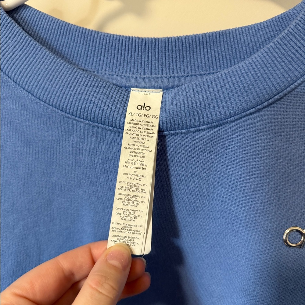 Alo Accolade Crew Neck Pullover XL - Picture 5 of 6
